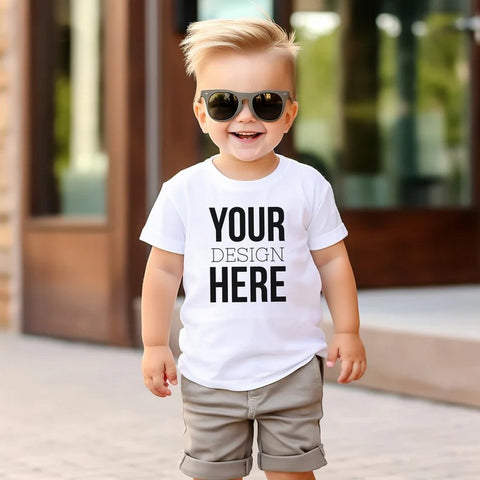 160 GSM 100% Premium Combed Cotton Kids Fashion T Shirt