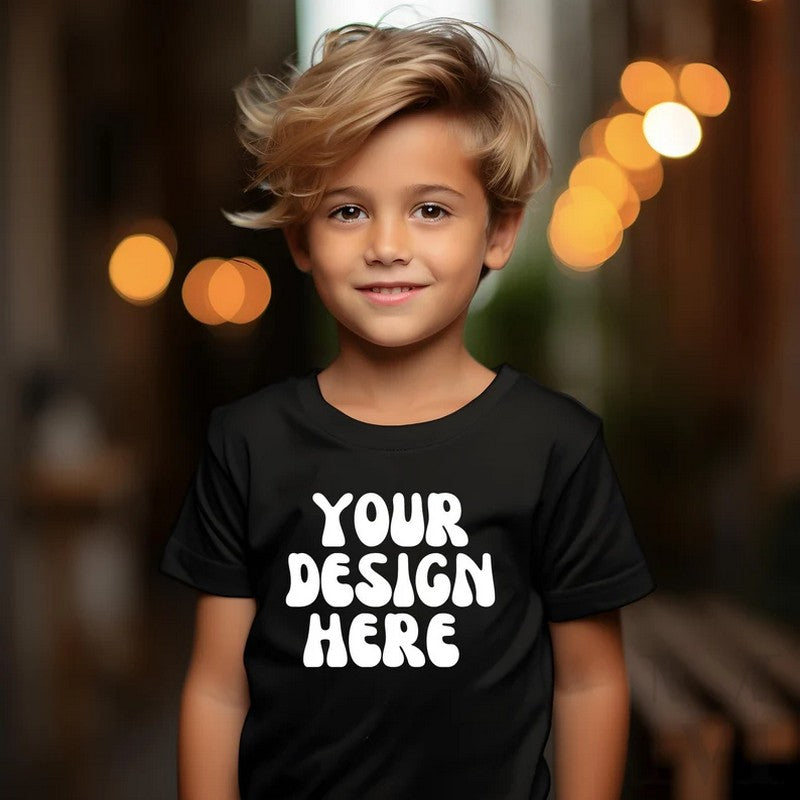 160 GSM 100% Premium Combed Cotton Kids Fashion T Shirt