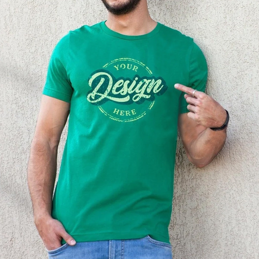 160 GSM 100% Premium Combed Cotton Men's T Shirt Wholesale