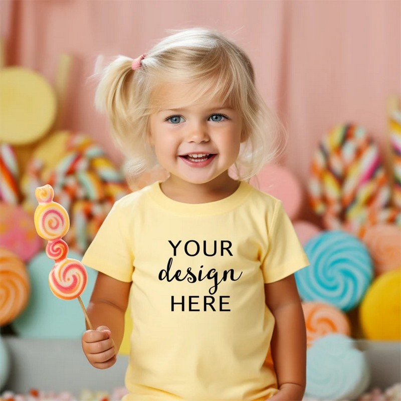 160 GSM 100% Card Cotton Kids T Shirts